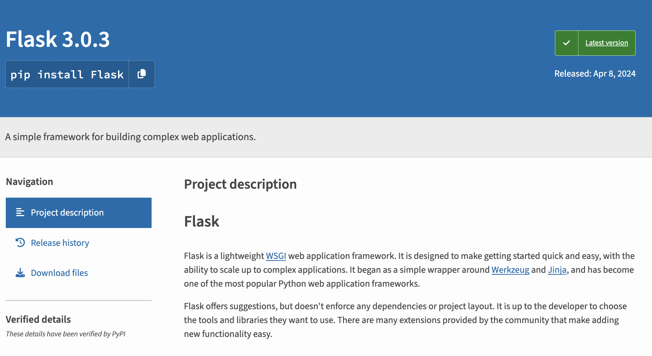 flask package
